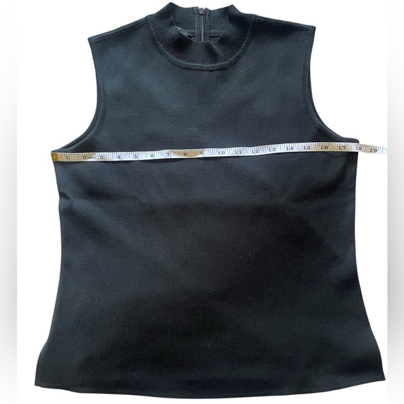 Ming Wang Women’s Sleeveless Black Top Size Medium - Picture 8 of 12